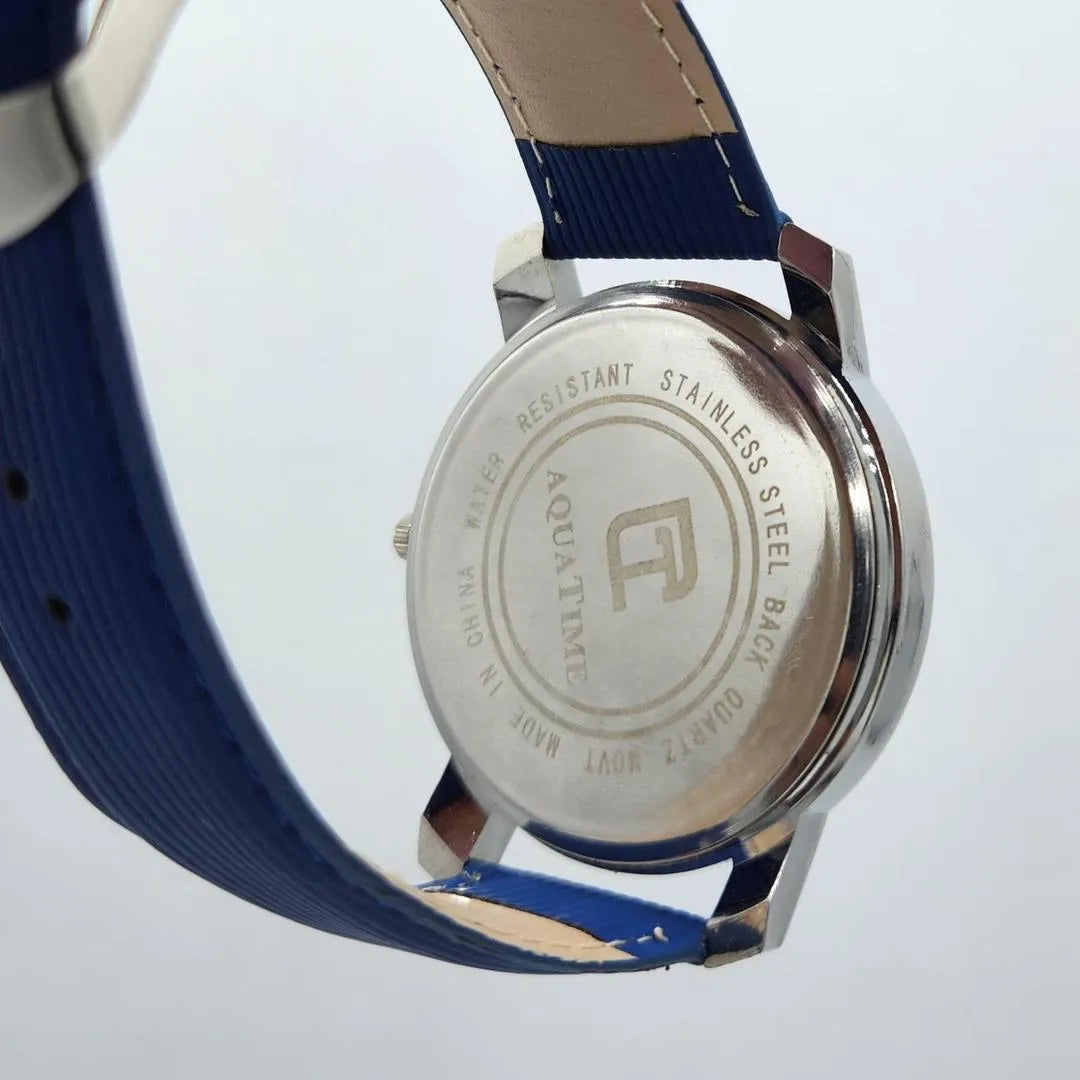 AQUATIME Men's Blue Quartz Watch