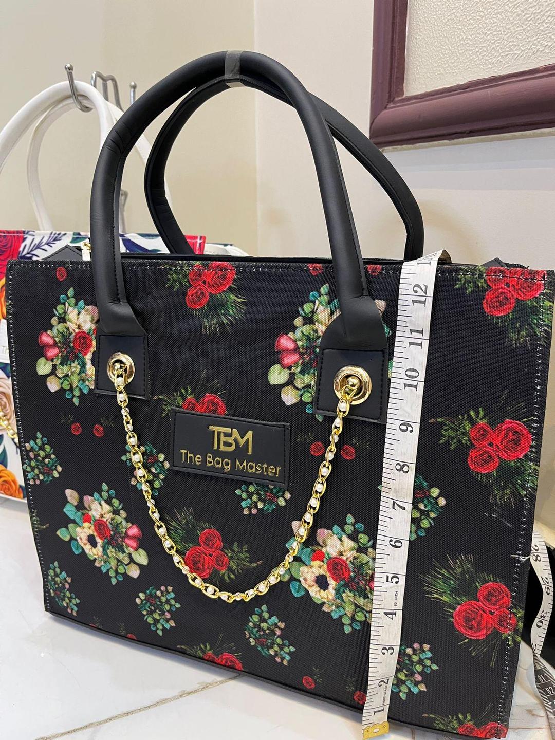 Girl's Canvas Printed Tote Bag - Beauty of Charm