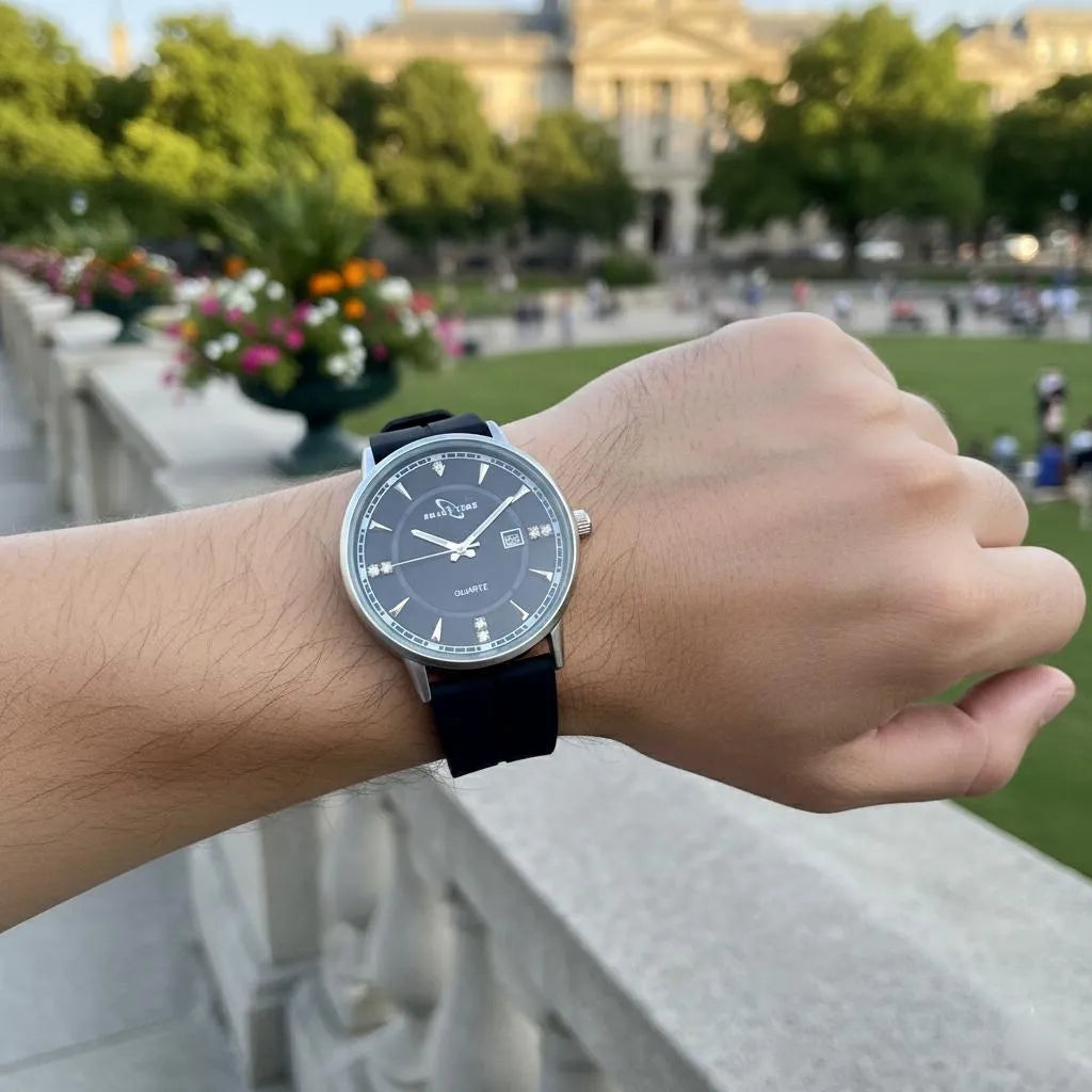 Men's Movement: Quartz, Water Resistant Watch