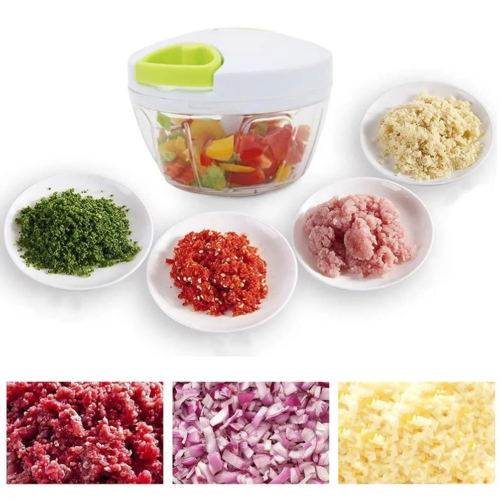 Manual Garlic Food Chopper Cutter For Vegetable