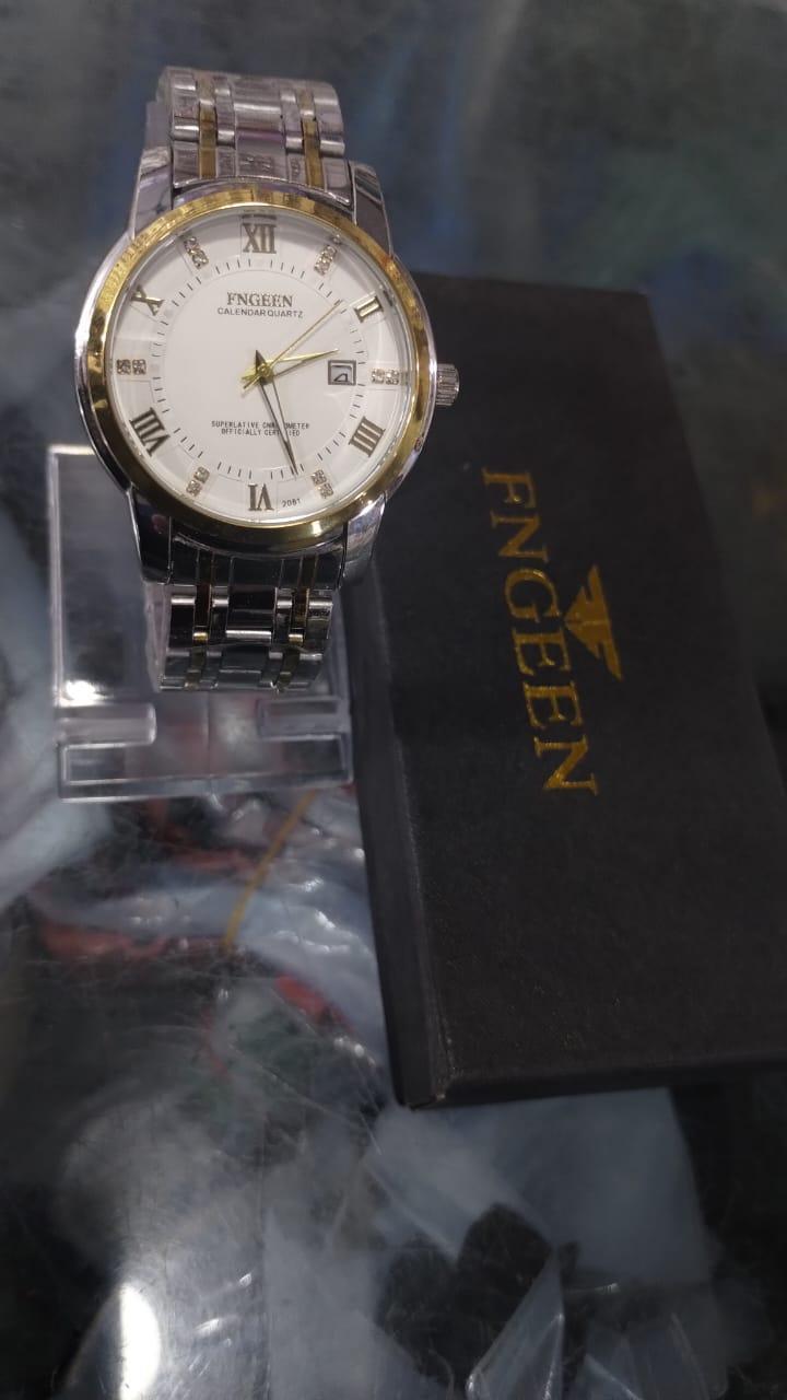 Men's Chronograph Watch - 1 Pc Quartz Water Resistant Timepiece