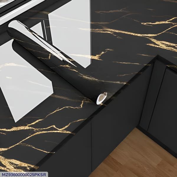 Self Adhesive Black and Golden Sheet