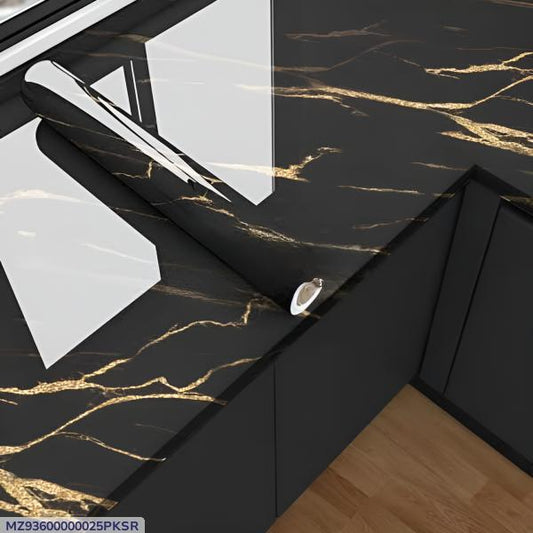 Self Adhesive Black and Golden Sheet