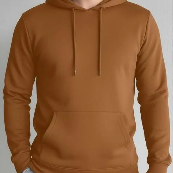 1 Pc Men's Fleece Plain Hoodie In Soft and Most Fine Quality