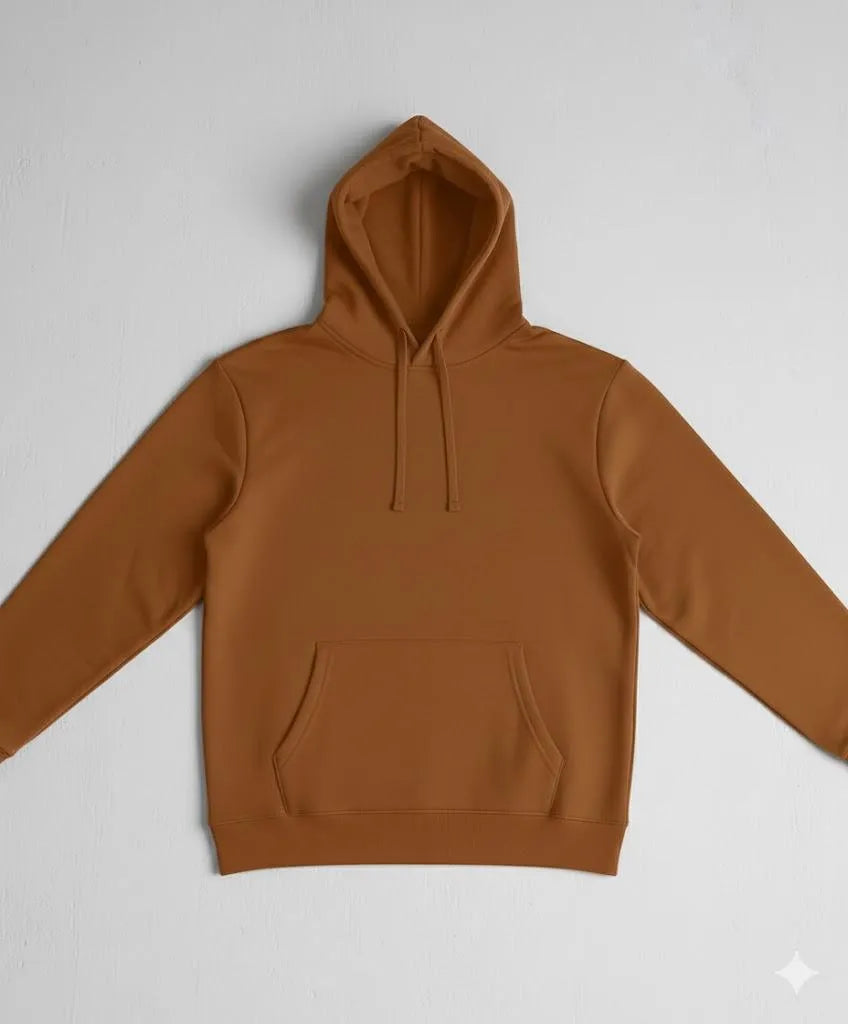 1 Pc Men's Fleece Plain Hoodie In Soft and Most Fine Quality