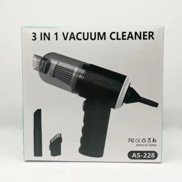 3In1PortableVacuumCleanerWirelessHand-heldCleaningForCarHome