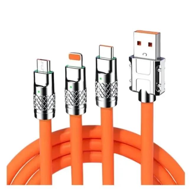 3 in 1 Lightning charging Cable