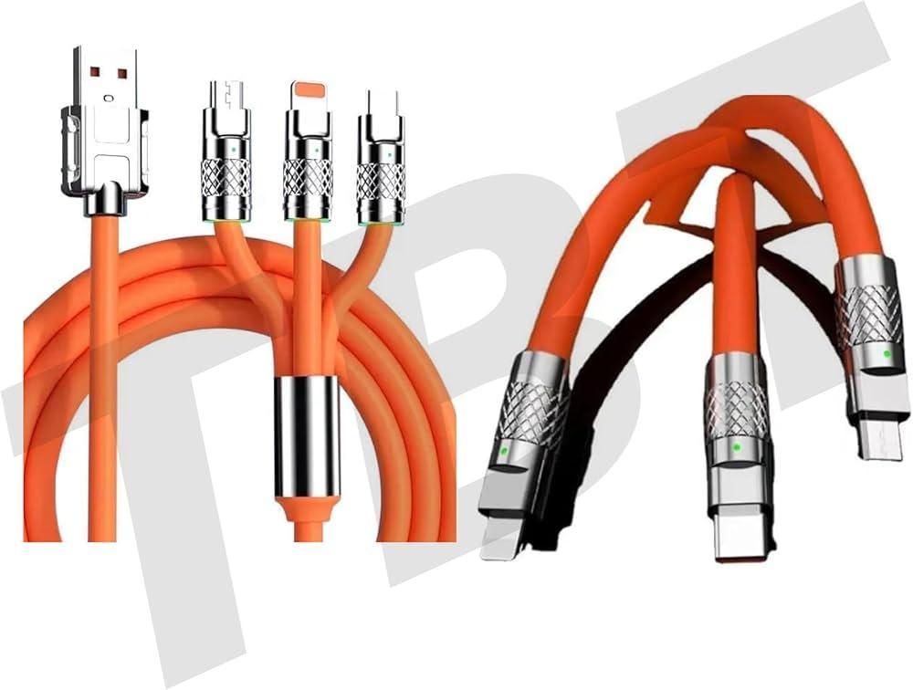 3 in 1 Lightning charging Cable