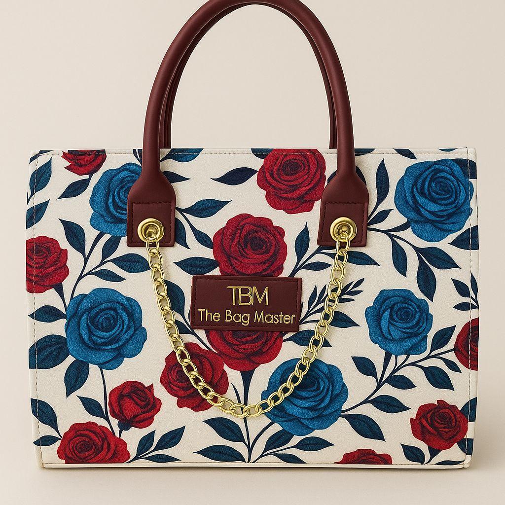 Girl's Canvas Printed Tote Bag - Beauty of Charm