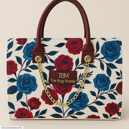 Girl's Canvas Printed Tote Bag - Beauty of Charm