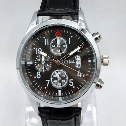 LEINA Classic Aviator Style Quartz Watch