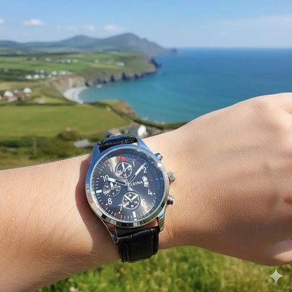 LEINA Classic Aviator Style Quartz Watch