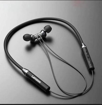 Lenovo HE05 Bluetooth Earphone Neck Hanging Neck Band Wireless Magnetic Design