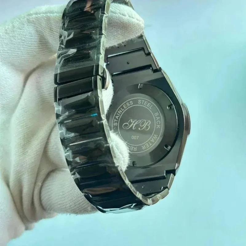 Men's Quartz Water Resistant Watch with Chain Strap