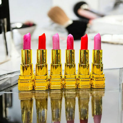 MatteVelvetLipstickSetOf6_RichlyPigmentedMulticolorShadesWithSoft_CreamyTextureAndLong-LastingWearForElegantAndBoldLips