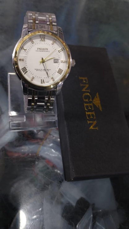 Men's Chronograph Watch - 1 Pc Quartz Water Resistant Timepiece