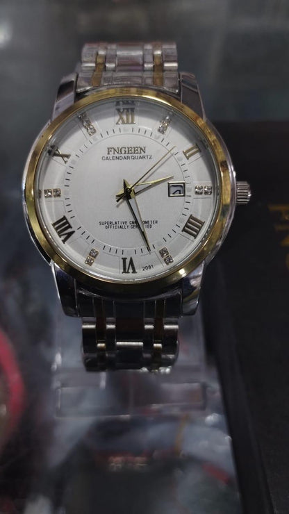 Men's Chronograph Watch - 1 Pc Quartz Water Resistant Timepiece