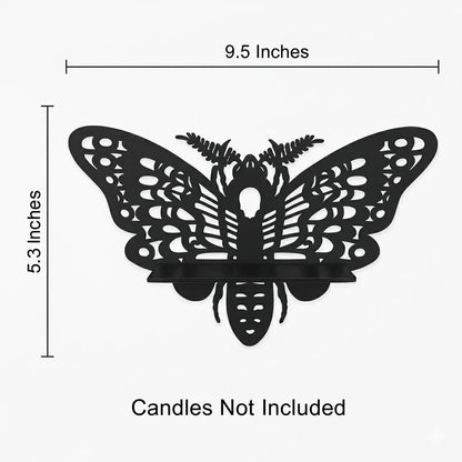 Pack of 3 Butterfly Shaped Wooden Wall Shelf  Decorative Wall Hanging Rack for Living Room & Bedroom