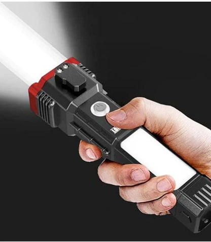 Rechargeable LED Torch Light - Essential Camping Gear with Type-C Charging Port