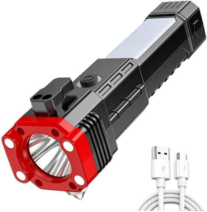 Rechargeable LED Torch Light - Essential Camping Gear with Type-C Charging Port