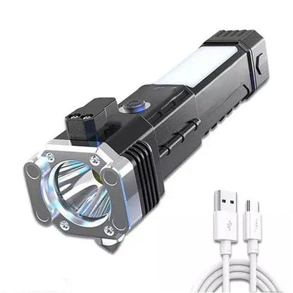 Rechargeable LED Torch Light - Essential Camping Gear with Type-C Charging Port