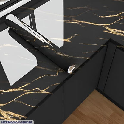 Self Adhesive Black and Golden Sheet