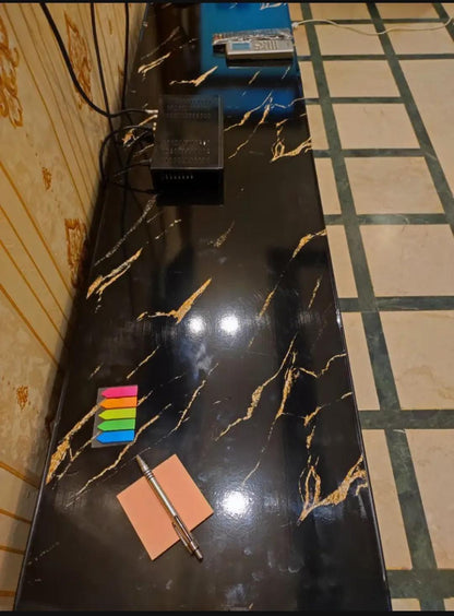 Self Adhesive Black and Golden Sheet