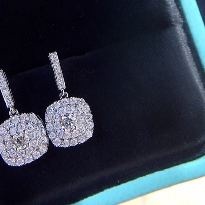 beautiful Sparkling Korean Zircon Earrings - Beauty of Charm